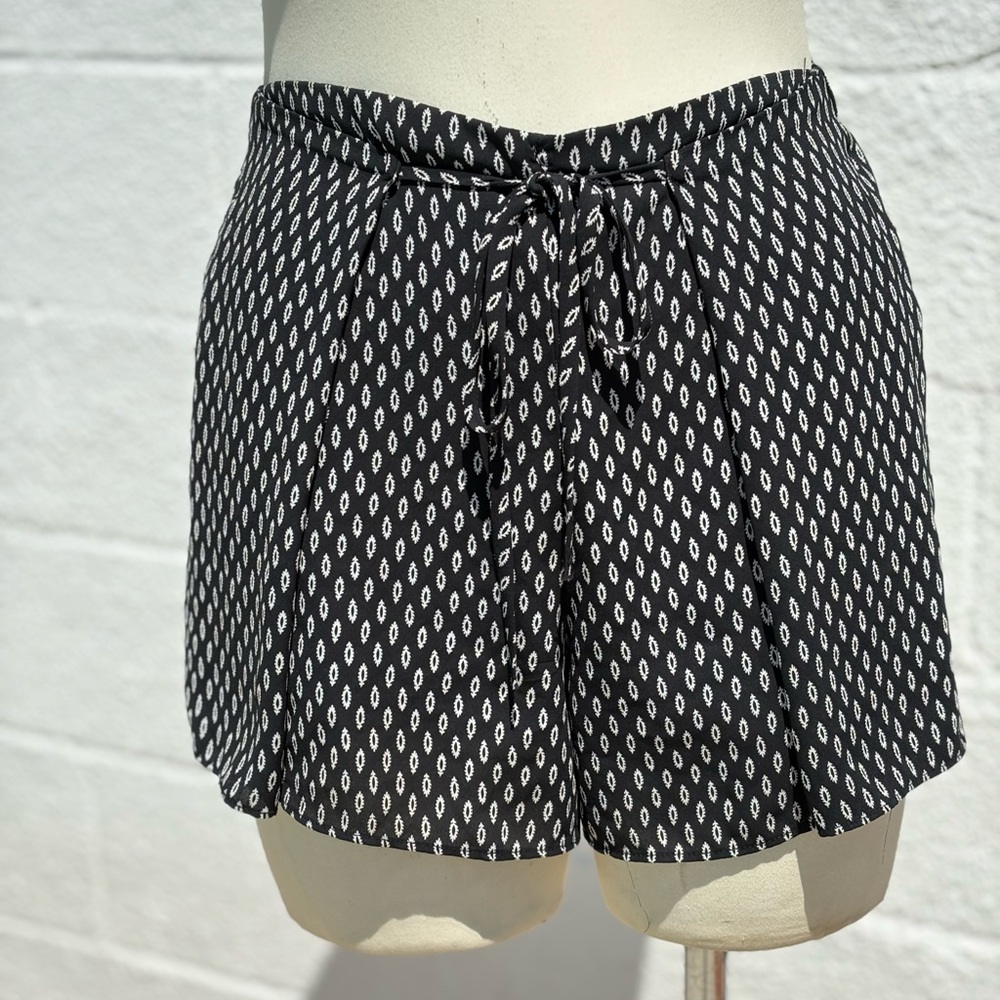 Stylish Black and White Women's Shorts